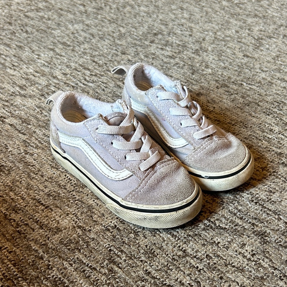 Vans toddler sneakers - size 6.5, lavender